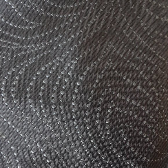 Calvin Klein. Silk Tie Pattern. Charcoal & Grey - Picture 7 of 9